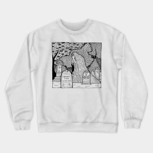 Weeping Woman Statue Crewneck Sweatshirt